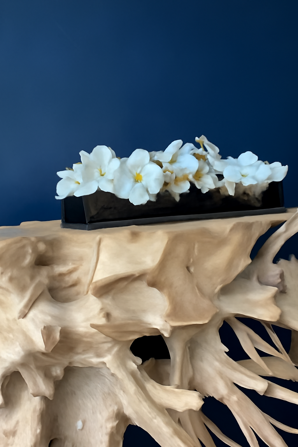 Orchidée artificielle Phalaenopsis 122 cm blanche