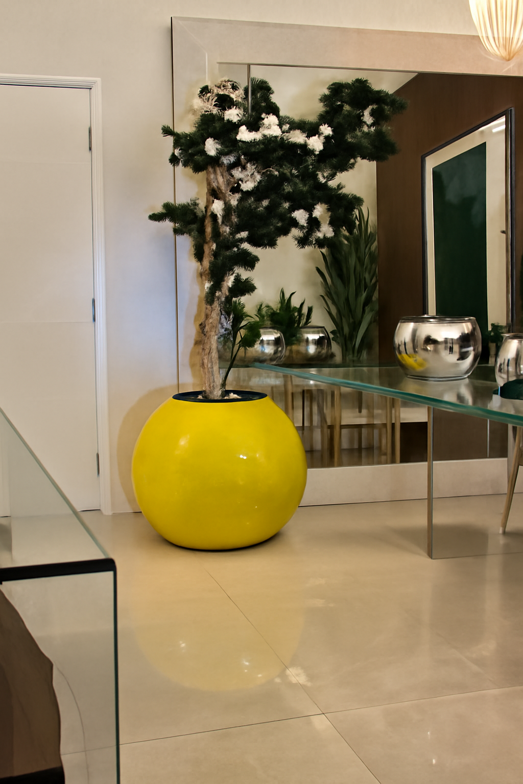 Plante d'intérieur 76 cm jaune