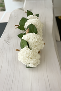 Composition Hortensias 91 cm Blanc