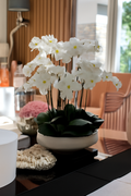 Orchidée artificielle Phalaenopsis blanche