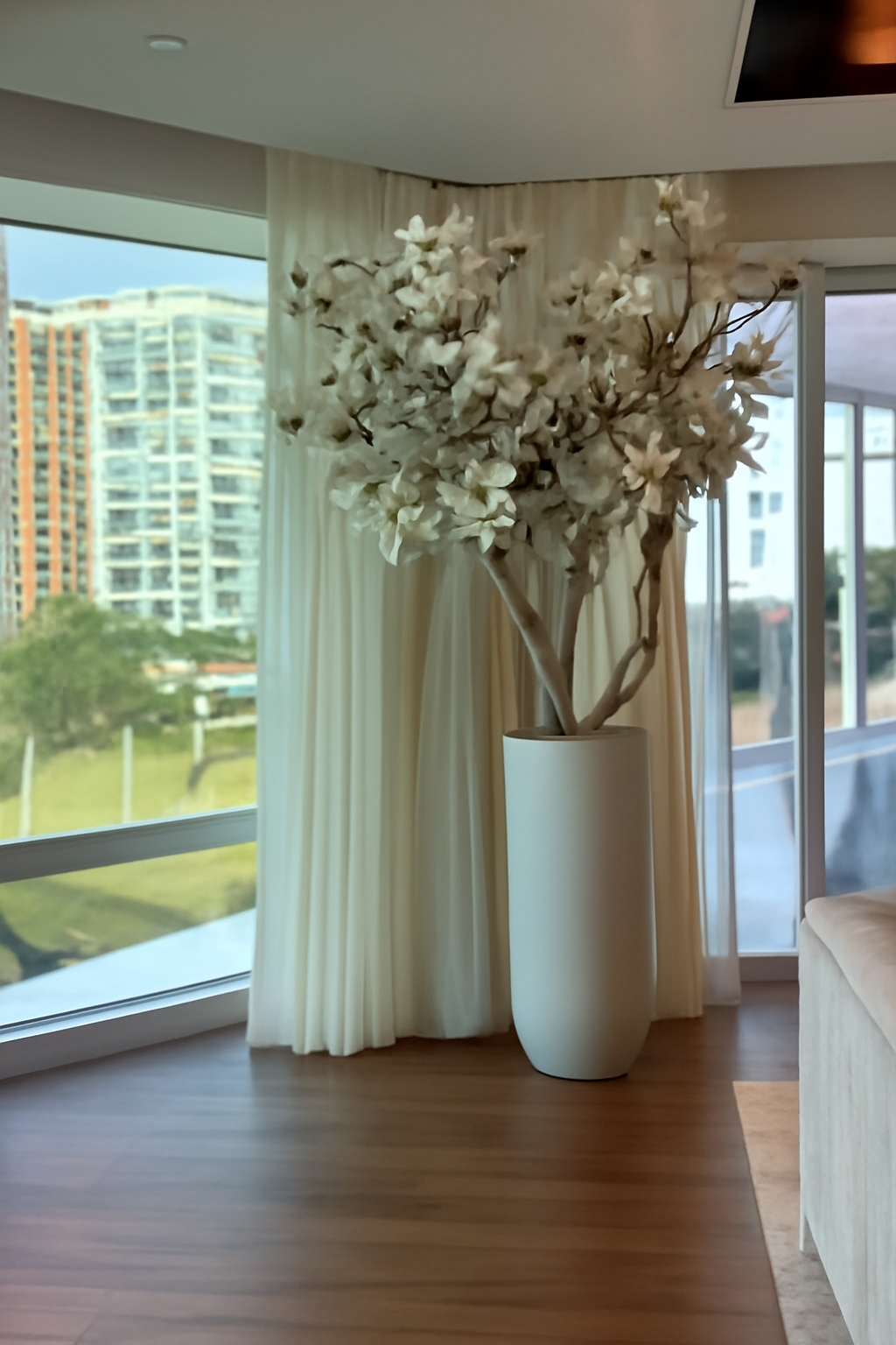 Composition Magnolia 244 cm Blanc Mat