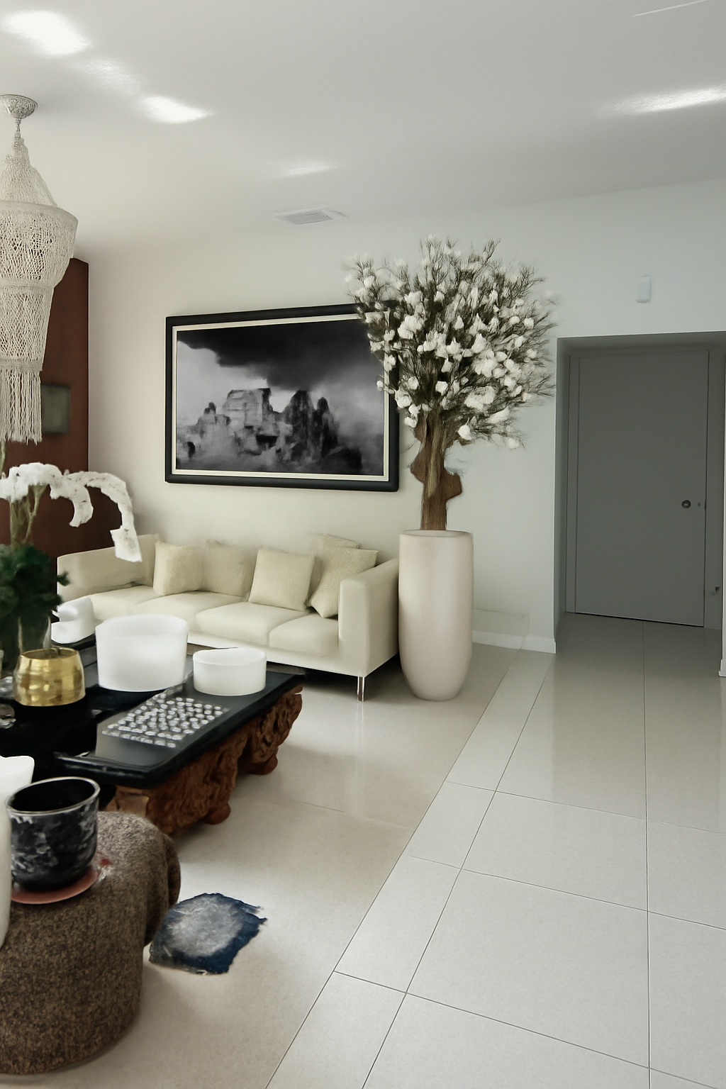 Composition Magnolia Beige Brillant