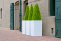 Cache-pot Blanc Brillant