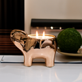 Bougie parfumée dorée